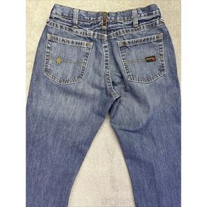 Ariat FR M5 Jeans Mens 34x34 Blue Slim Straight Work Denim
